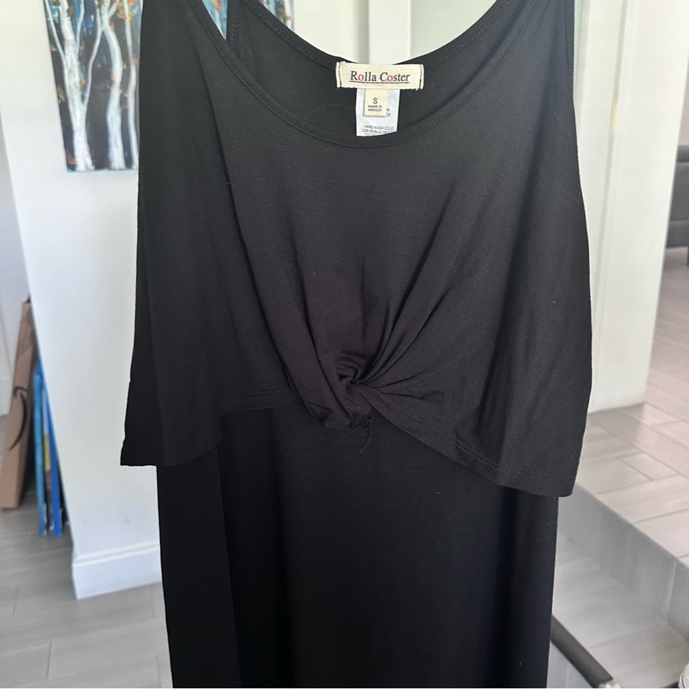 Rolla Coster maxi black layered dress
